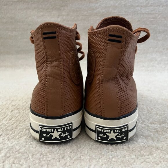 Converse Chuck 70 Hi Perforated Leather High Top Sneakers Shoes 8 - Picture 5 of 9